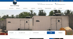 Desktop Screenshot of masterpower.com.tr